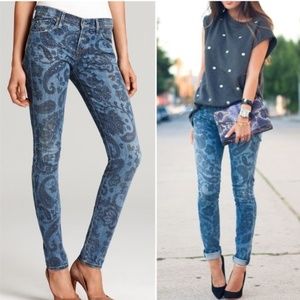 Citizens of Humanity paisley Avedon Morris jeans